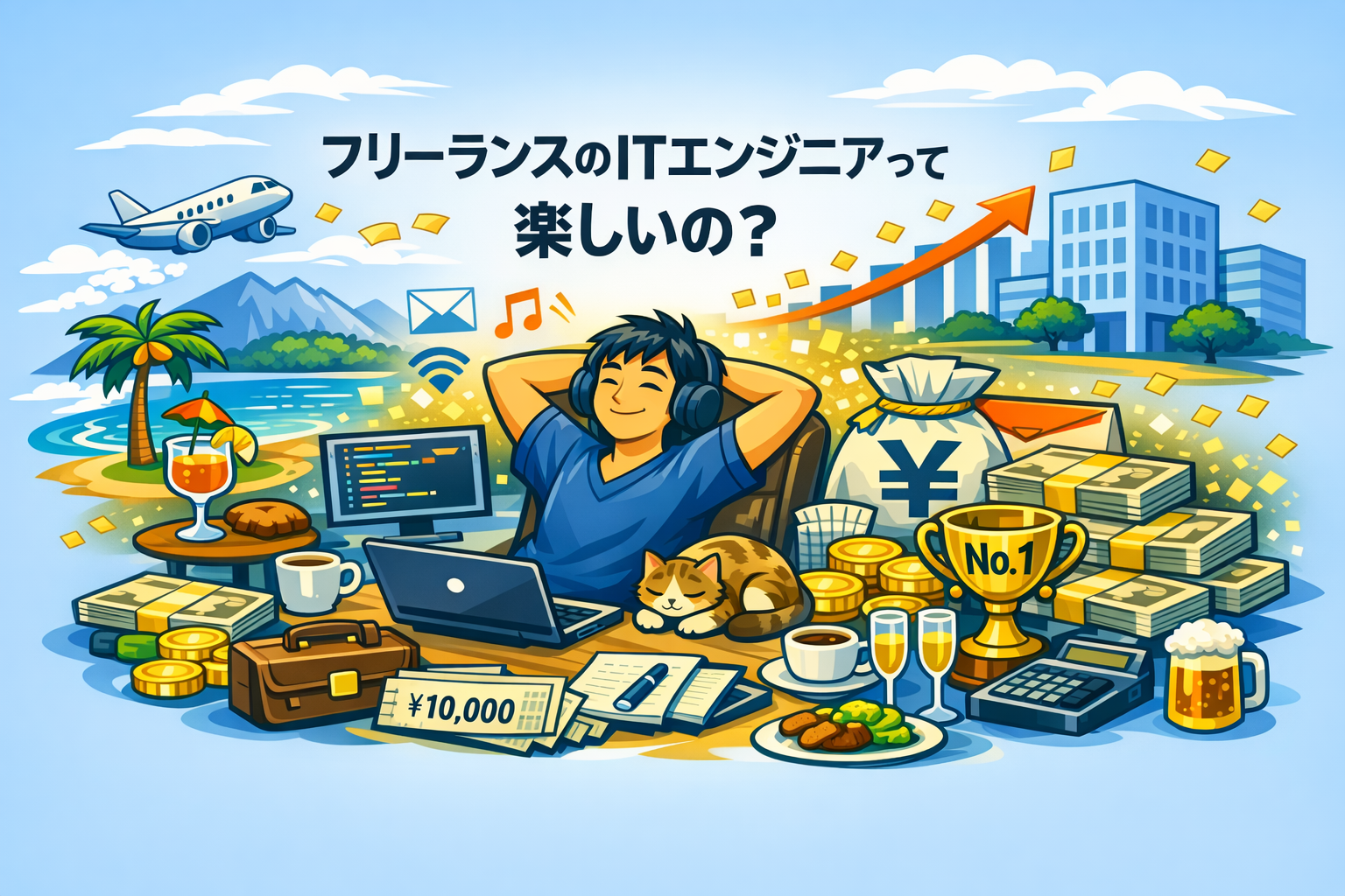 フリーランスのITエンジニアって楽しいの？